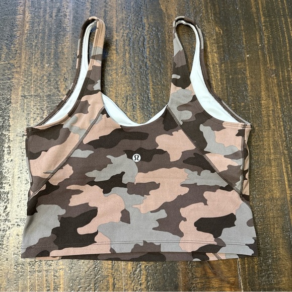 Lululemon Align Tank Brown Camo Size 8 - Picture 2 of 4